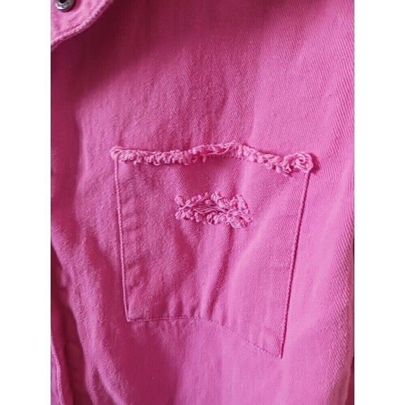 No.‎ 1 Los Angeles Denim Romper Long Sleeve Pink Size M - Picture 6 of 12